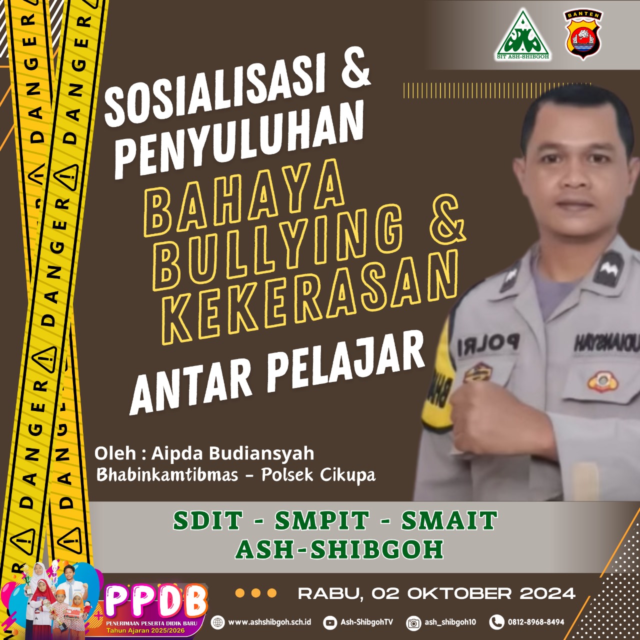 SOSIALISASI DAN PENYULUHAN BAHAYA BULLYING, KEKERASAN ANTAR PELAJAR