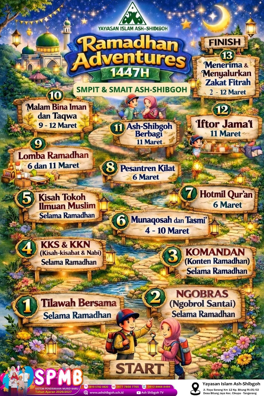 Ramadhan Adventure: Semarak Kegiatan Ramadhan 1447 H di SMPIT dan SMAIT Ash-Shibgoh