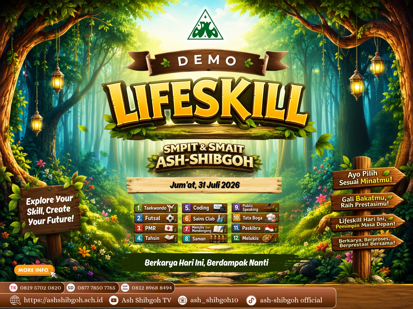 Demo Life Skills SMPIT dan SMAIT Ash-Shibgoh